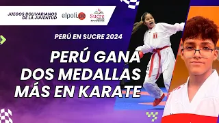 Sucre 2024 | MARÍA MALDONADO Y HITOSHI LÓPEZ SUBEN AL PODIO BOLIVARIANO EN KARATE | Día 6