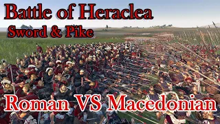 Roman legion  VS  Macedonian Pike Phalanx | Battle of Heraclea | Total war: Rome II CINEMATIC
