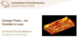 AFMS Webinar 2020 #17 - Dr Ricardo Garcia-Mayoral (University of Cambridge)