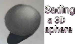 How to draw 3D sphere # sketch