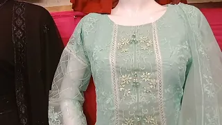 Hurry up !Beautiful stitch party wear dresses low budget shopping local mall karachi
