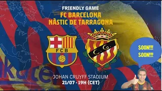 FC Barcelona - Preseason match is coming soon