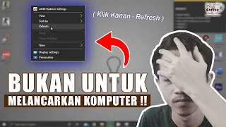 STOP "KLIK KANAN REFRESH” BERKALI-KALI ‼️ | Penjelasan fungsi sebenarnya klik Refresh di Komputer