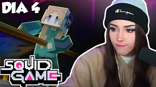 JUEGO DEL CALAMAR EN MINECRAFT (Dia 4) || Nuvia_OuO