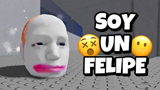 ME CONVIERTO EN FELIPE *SALE MAL* (ESCAPE RUNNING HEAD ROBLOX)