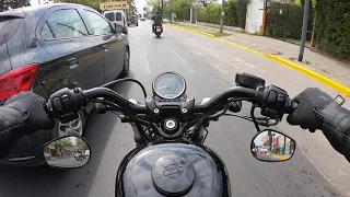 Harley Davidson Motorcycle Sportster 883 Forty Eight Rider Freedom Gopro Harley Riders Argentina