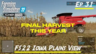 FS22 IOWA PLAINS VIEW | DELAYED CORN HARVEST BRINGS 'NEW' PRODUCTIONS! | Ep 31