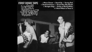 Minor Threat - First Demo Tape ( Full Album )