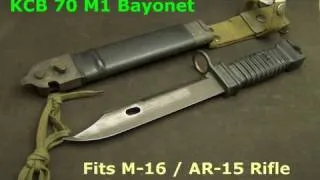 KCB 70 M1 Bayonet  AR-15 / M-16 / Stoner 63 Rifle