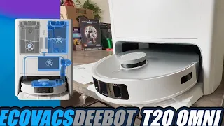 ECOVACS DEEBOT T20 OMNI (MY HONEST REVIEW) Self-washing with hot water