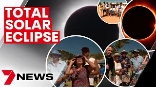Total solar eclipse experienced in Exmouth, on Australia’s western coast - Channel 7 Perth | 7NEWS