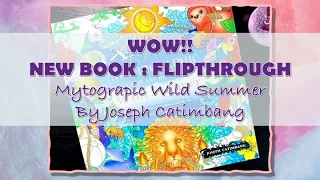 IT HIT THE SPOT!! NEW BOOK… | Mythographic Wild Summer by Joseph Catimbang | Adult Colouring