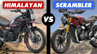 Royal Enfield Himalayan 450 vs Triumph Scrambler 400X: Which Is Better?