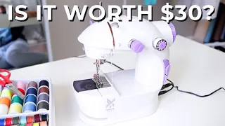 Cheap Beginner Mini Sewing Machine Unboxing & Review