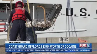 Coast Guard Offloads $37M Worth of Cocaine