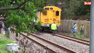 Een dood toe trein brand