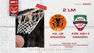 KK UR Bozza Kraków - Oknoplast AZS AGH II Kraków (2 LM, Grupa C, 22 Kolejka, Sezon 2022/2023)