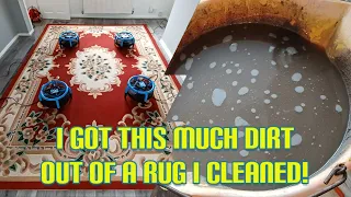 Professionally Cleaning a Dirty Polypropylene Rug in Newcastle-Upon-Tyne!