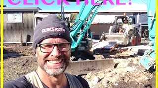 Owner Builder Series. Episode 9. Slab Removal and Site Clean!