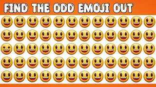 find the odd emoji out | find the difference | emoji challenge | how good are your eyes| odd one out