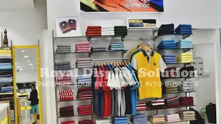 Garment Display Rack For Showrrom | Royal Display Solution Nagpur Maharashtra Call 9890089836