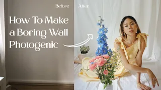 How To Make A Boring Wall Photogenic For Self Timer Photos