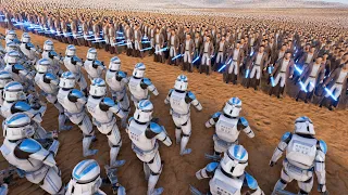 Clone Army ORDER 66 on 5 MILLION JEDI! - UEBS 2: Star Wars Mod