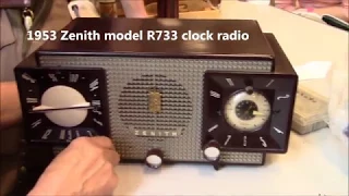 Repair Fair - 1953 Zenith clock radio