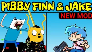 Friday Night Funkin' New VS Pibby Finn & Jake | Pibby x FNF Mod (Pibby Adventure Time)