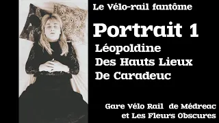 PORTRAIT 1 : LÉOPOLDINE / HALLOWEEN VÉLO-RAIL MÉDRÉAC / 30-31 OCT 2023 #halloween #lesfleursobscures