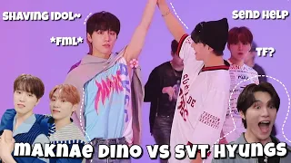 Maknae Dino Vs Seventeen Hyungs #1 | Save Dino From His Hyungs
