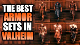 Valheim The BEST Armor Sets - How To Craft , And Max Level Stats!