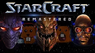 Starcraft Remastered Терраны с Майкером (1 часть)