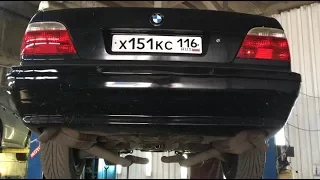 изменение выхлопа BMW е38 750il V12