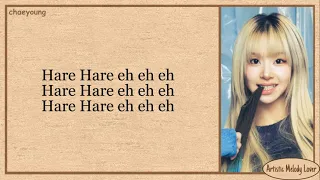 TWICE - Hare Hare (Easy Lyrics)