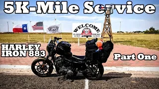 Harley Davidson 5K-Mile Service for the Iron 883 Sportster