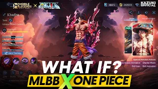 WHAT IF MLBB DECIDES TO COLLAB WITH ONE PIECE | LUFFY AS KHUFRA | ZORO AS MARTIS