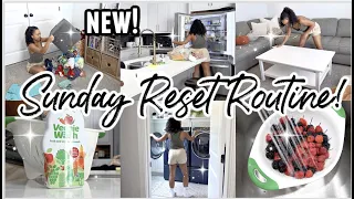 *New* SUNDAY RESET ROUTINE | CLEANING MOTIVATION | CLEANING, HEALTHY DINNER IDEA, GROCERY HAUL