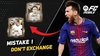 Zanetti Exchange Big Mistake ! Don't Do This Fc Mobile ⚠️