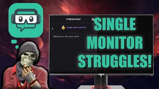 ONE MONITOR? NO PROBLEM! Chatbox Overlay for Streamlabs