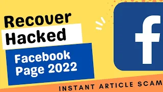 How to Recover Hacked Facebook Page 2023