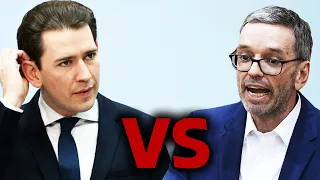 Sebastian Kurz rechnet mit schreiendem Herbert Kickl ab