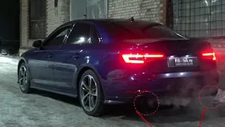 Спортивный выхлоп на Audi A4 1.4 литра