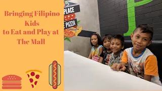 Bringing Filipino Kids To Eat And Play At The Mall.