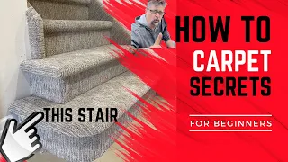 How to Carpet Stairs Yourself/Bullnose Stair Tutorial