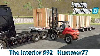 🌲 Forestry 🌲 "The Interior" #92 Shipping prefab walls | Farming Simulator 22