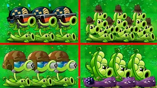 PvZ 2 Battlez - All Team Peashooter and Vine Vs Team Deep Sea Gargantuar - Who is best team?