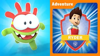 Paw Patrol Ryder Subway Surf vs Om Nom: Run - Android Gameplay