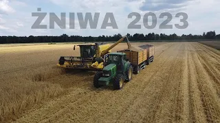 🔥 żniwa jęczmienia ozimego 🔥| John Deere + 2x wielton | AGRO MATI