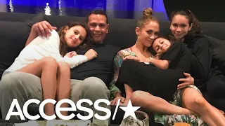 Jennifer Lopez & Alex Rodriguez Spend A Cozy Evening In With Their Kids | Access